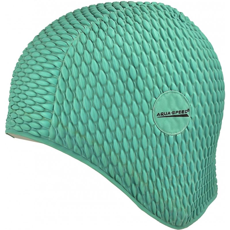 Swimming cap Aqua-Speed latex Bombastic 04 green Accessories/Swimming accessories Your Sports Performance