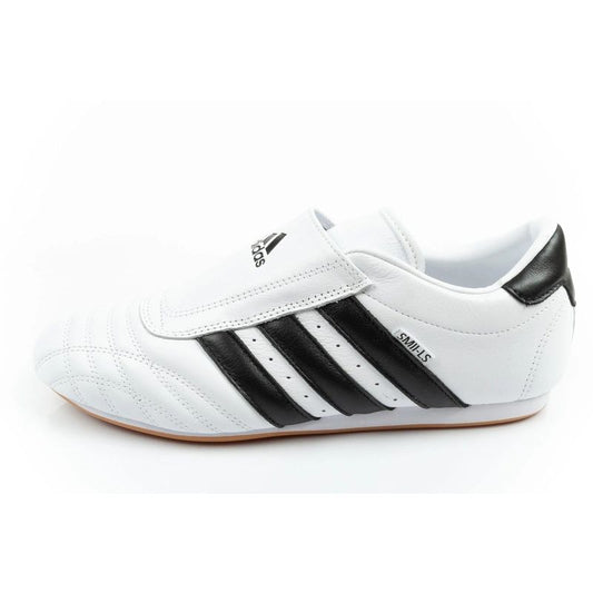 Adidas women's Taekwondo sports shoes white leather slip-on adidas