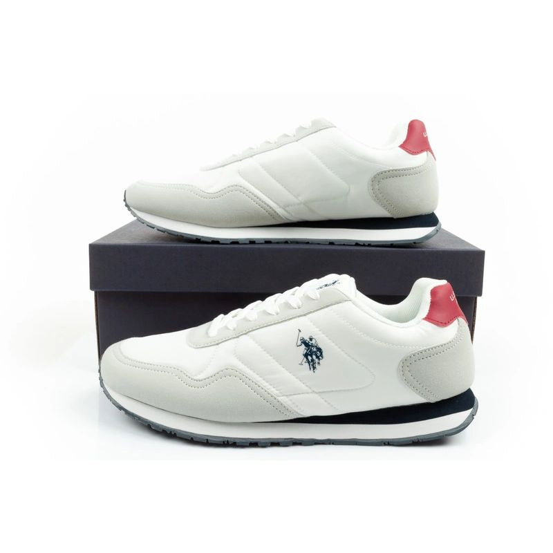US Polo Assn sports shoes sneakers men's fashionable comfortable white Your Sports Performance