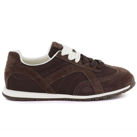 Women's brown suede leather shoes Vinceza 86427 Vinceza