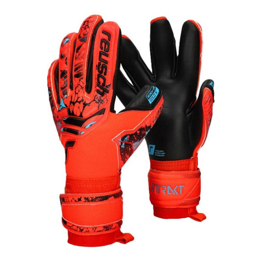 Reusch Attrakt Gold X Jr goalkeeper gloves 5372955-3333 Accessories/Gloves Your Sports Performance