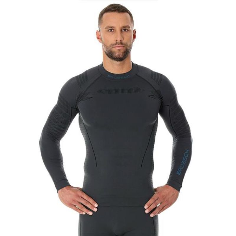 Brubeck Thermo M LS13040 thermoactive shirt Clothing/Ski Your Sports Performance