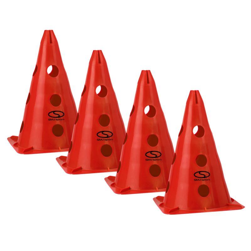 Set of 4 training cones - 30 cm red / PT4-13H-R In preparation Your Sports Performance