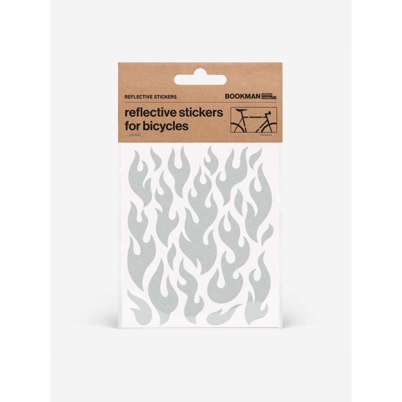 BOOKMAN Reflective Stickers Flames sticker Import z PMSport Your Sports Performance
