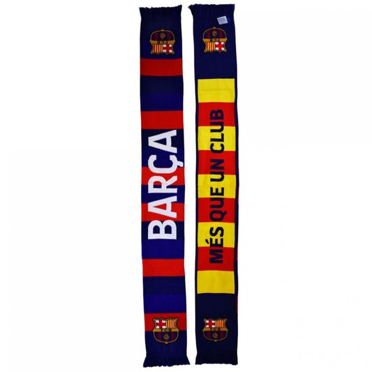 FC Barcelona Double Knitted Scarf N27 5004BUD27 Accessories Your Sports Performance