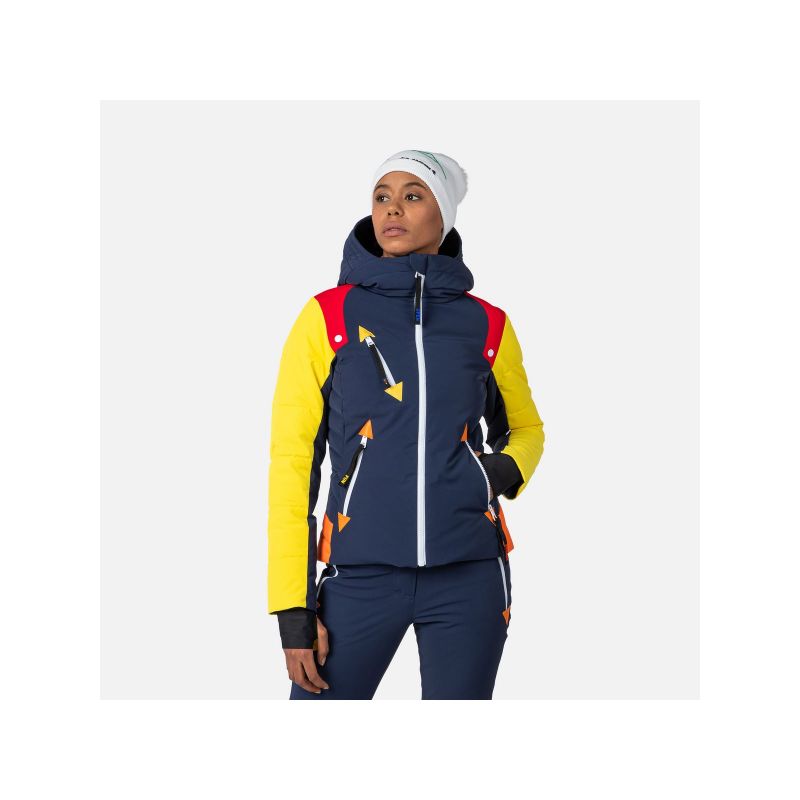 Rossignol W Pilot Down Jkt Jacket Blue Import z PMSport Your Sports Performance