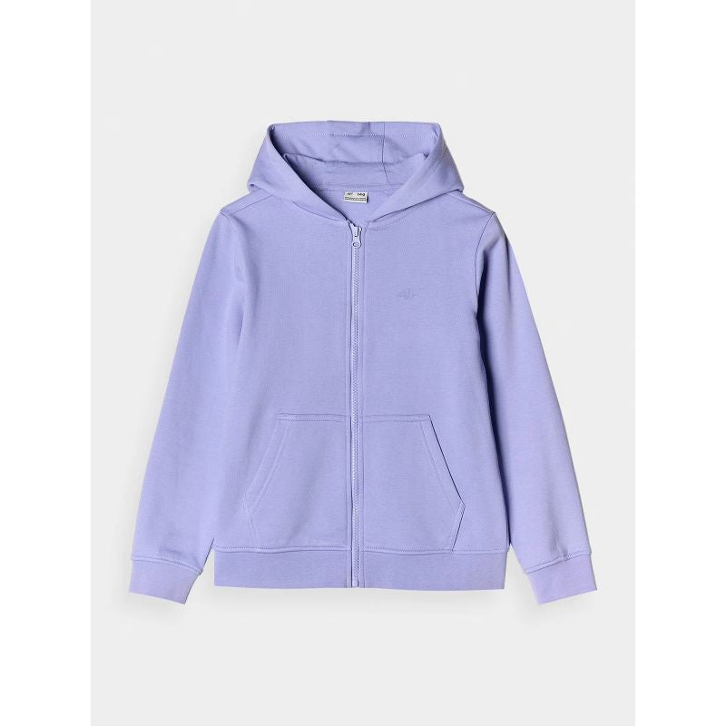 Girls' sweatshirt with a hood, 4F Junior 4FJWMM00TSWSF1315-32S *Kategoria tymczasowa Your Sports Performance