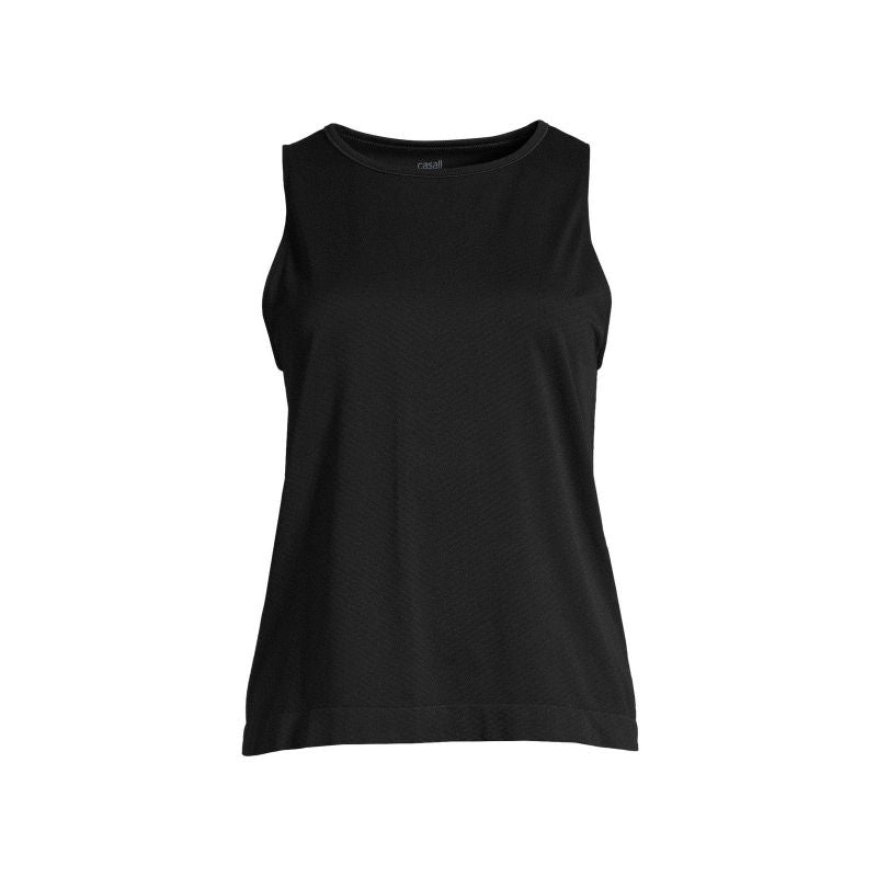 CASALL Essential Block Seamless Training Tank Black Import z PMSport Your Sports Performance
