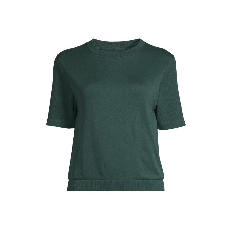 CASALL Seamless Rib Sleeve Tee green Casall