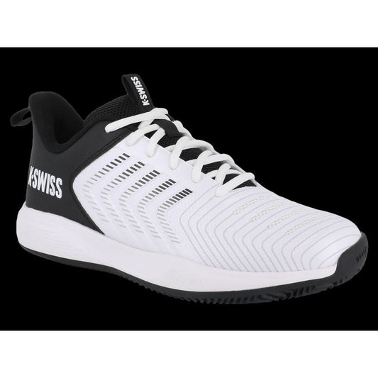 K-swiss ULTRASHOT LIGHT CLAY WHIT/BLACK-M sneakers (04742-102-M) WD