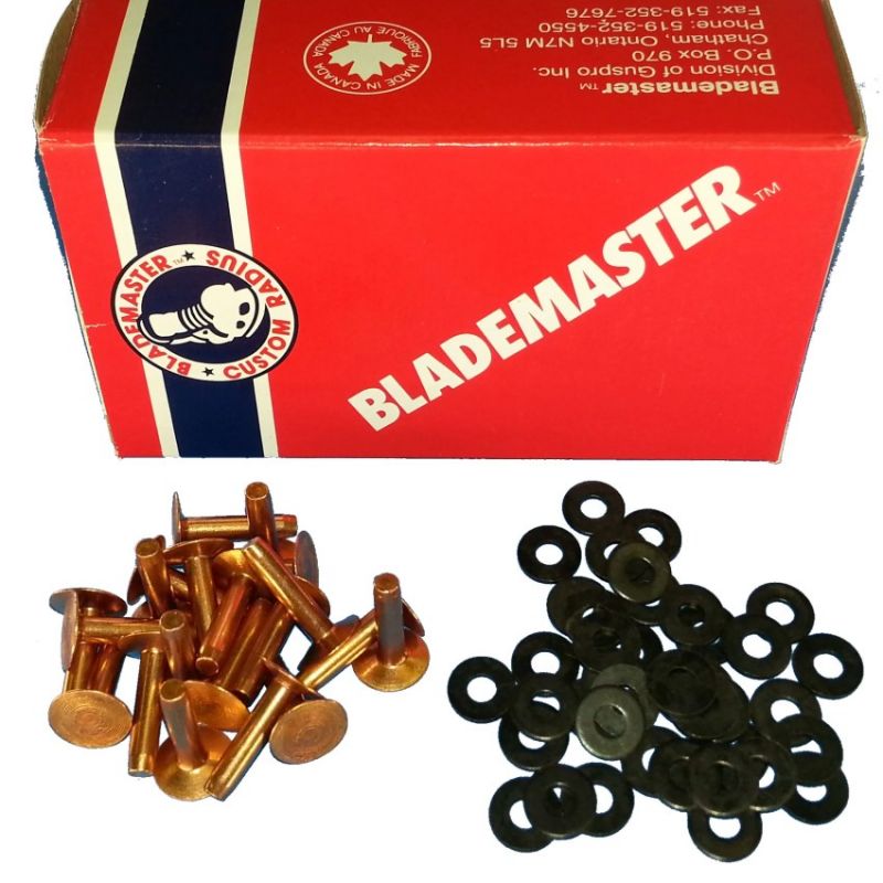 Copper rivets for Blademaster skates In preparation Your Sports Performance
