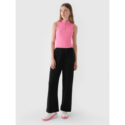 Women's slim ribbed knit top 4F 4FRAW24TSLEF182-54S *Kategoria tymczasowa Your Sports Performance