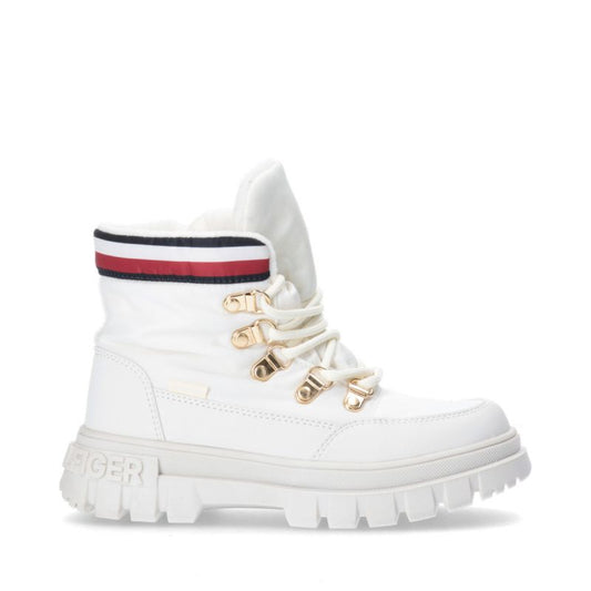 Tommy Hilfiger Lace-Up Bootie Ivory W T3A5-33062-1047101-101 Footwear/Lifestyle/Tommy Hilfiger Tommy Hilfiger