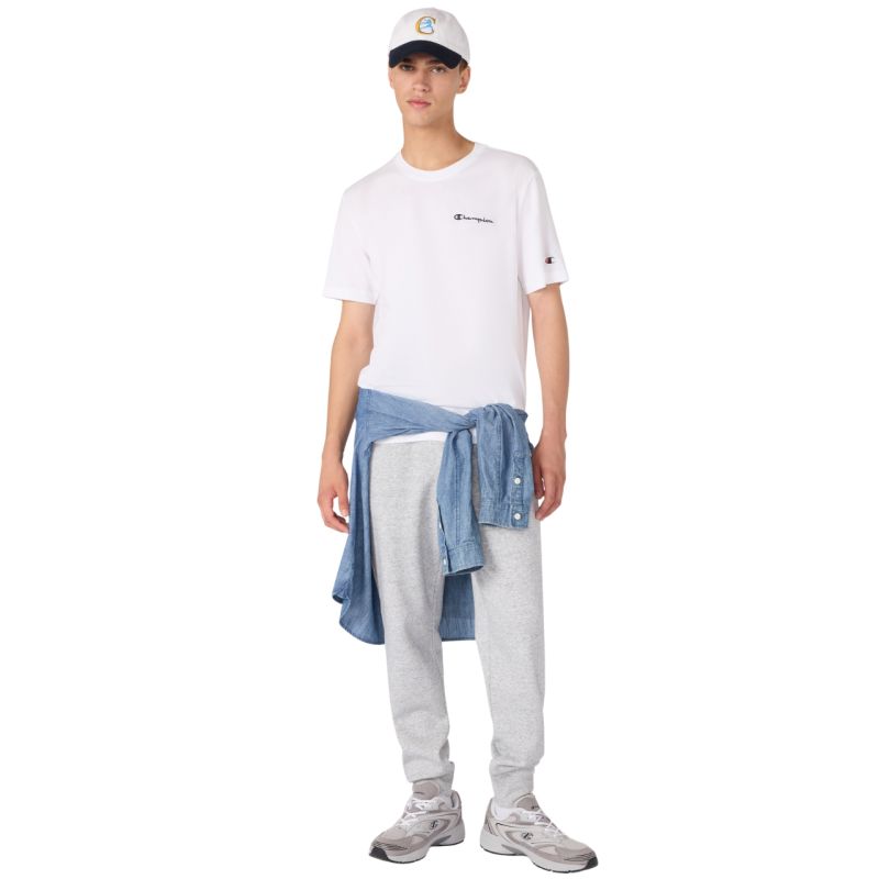 Men's Champion SS Tee white 221798 WW001 In preparation Your Sports Performance