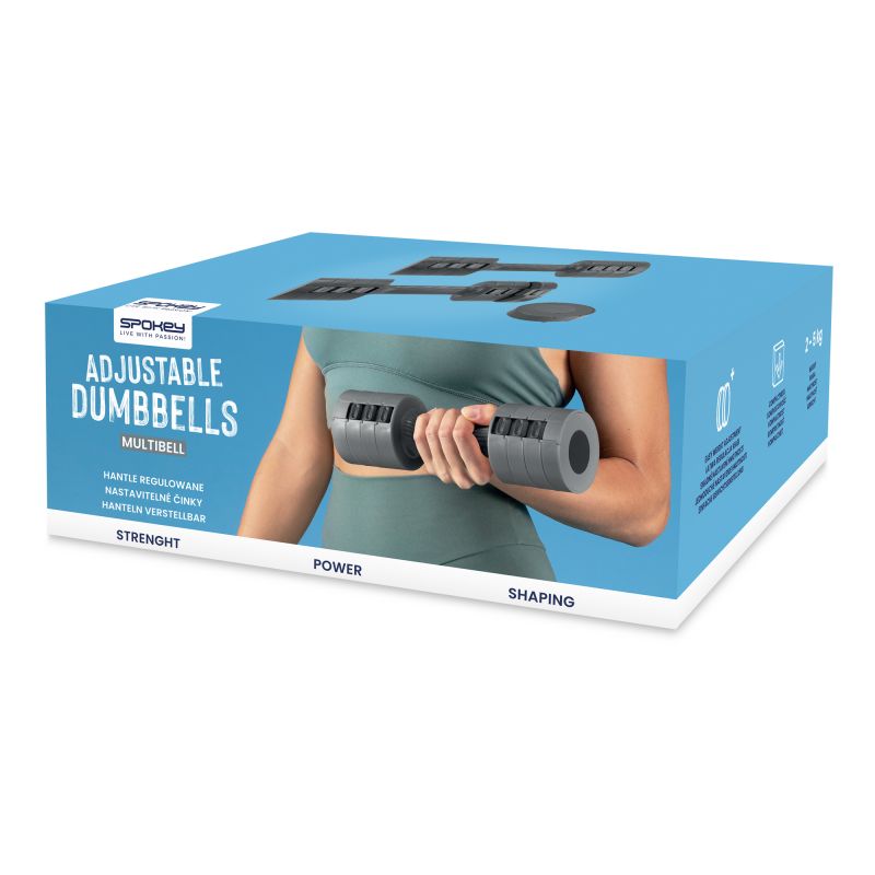Adjustable dumbbells 2x 2.5 kg Spokey Multibell SPK-944195 Accessories/Training equipment Your Sports Performance