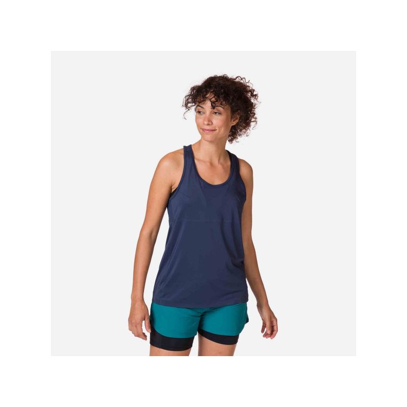 Rossignol W Tech Tank Top Navy Blue Import z PMSport Your Sports Performance
