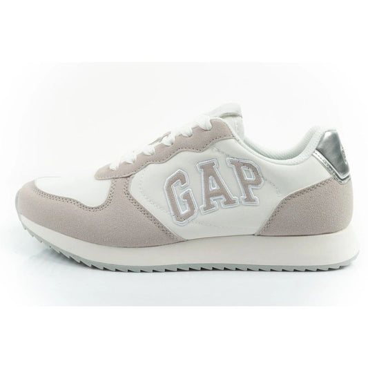 Gap women's sports shoes Nashville Arch Logo sneakers fashionable comfortable white beige Your Sports Performance