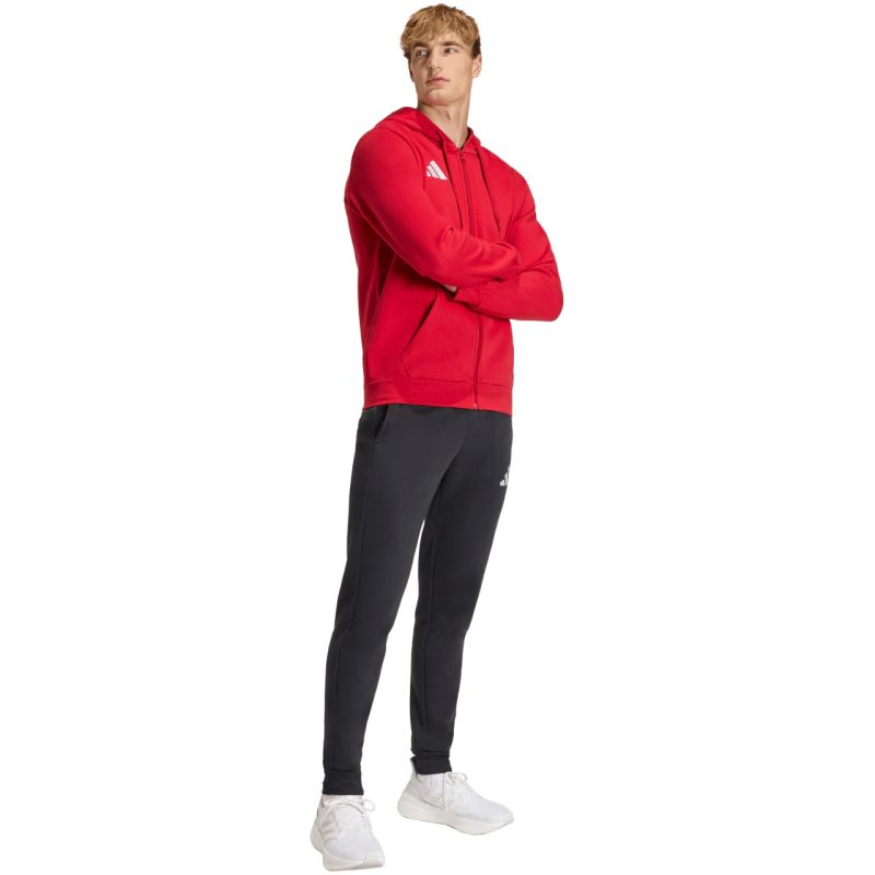 Men's adidas Entrada 26 FZ Hoody red KF5944 To be categorized Your Sports Performance