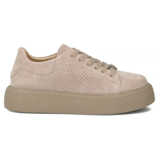 Women's leather shoes, sneakers, beige, Filippo DP7502/26 Filippo
