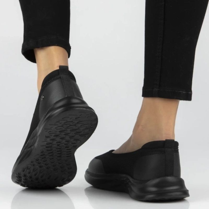 Black Filippo DP7599 textile platform shoes Filippo