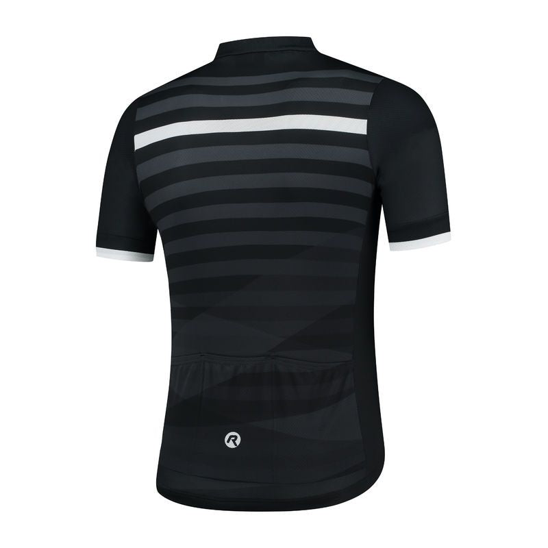Rogelli STRIPE 2XL black and white T-shirt Clothing Your Sports Performance