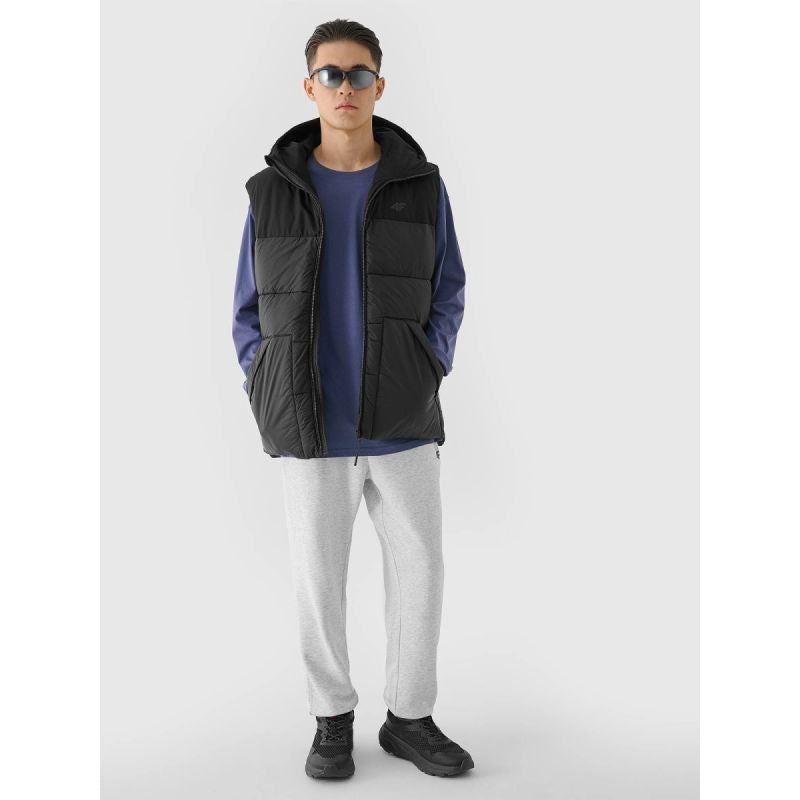 Men's oversize longsleeve with print 4F 4FRAW24TLONM507-32S *Kategoria tymczasowa Your Sports Performance