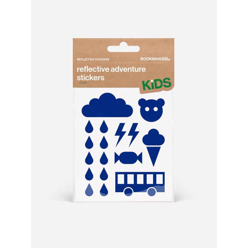 BOOKMAN Reflective Stickers Adventure sticker Import z PMSport Your Sports Performance
