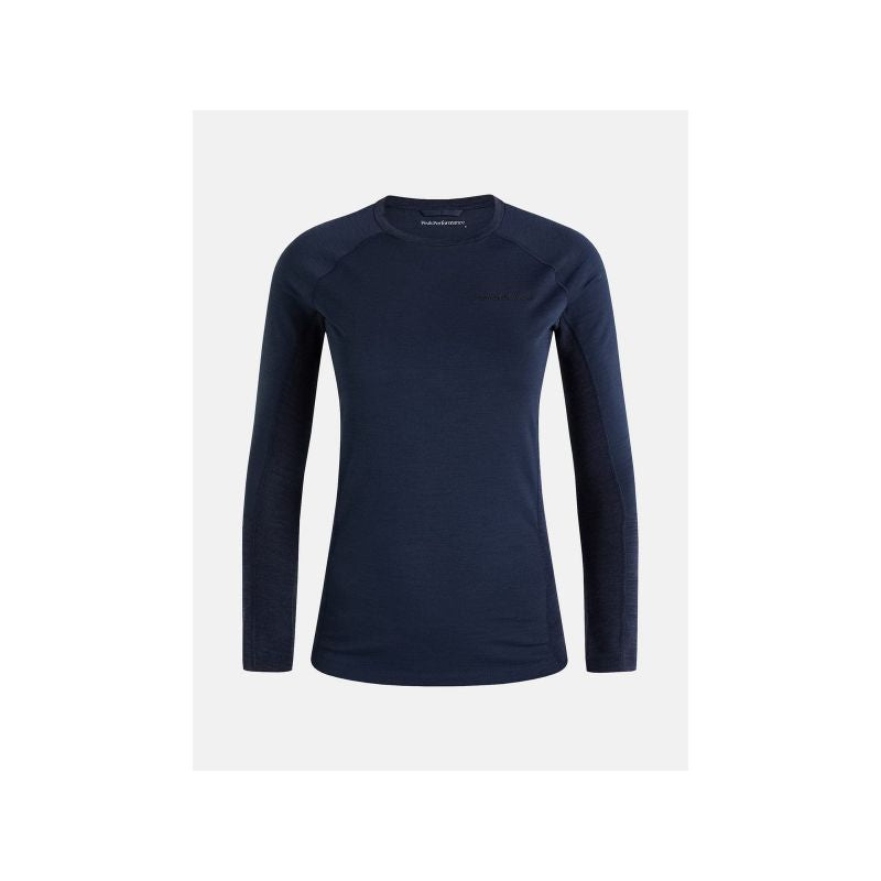 Peak Performance W Magic Crew Thermal Shirt Blue Import z PMSport Your Sports Performance
