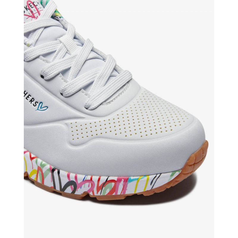 Skechers X Jgoldcrown Uno Loving Love W shoes 155506-WHT Footwear/Lifestyle/Skechers Skechers