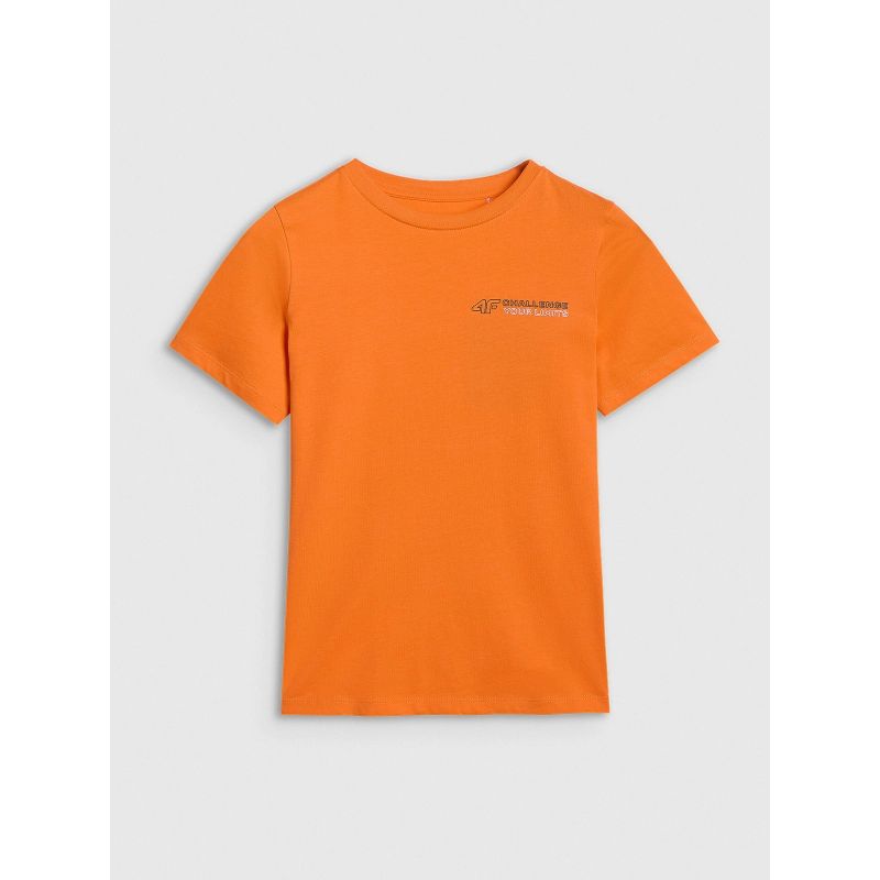 Boy's regular printed T-shirt 4F 4FJWAW25TTSHM2415-70S *Kategoria tymczasowa Your Sports Performance