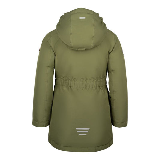 Trollkids Girls Alesund Coat Children's Winter Hooded Jacket Waterproof Down Green (301-323) In preparation Your Sports Performance