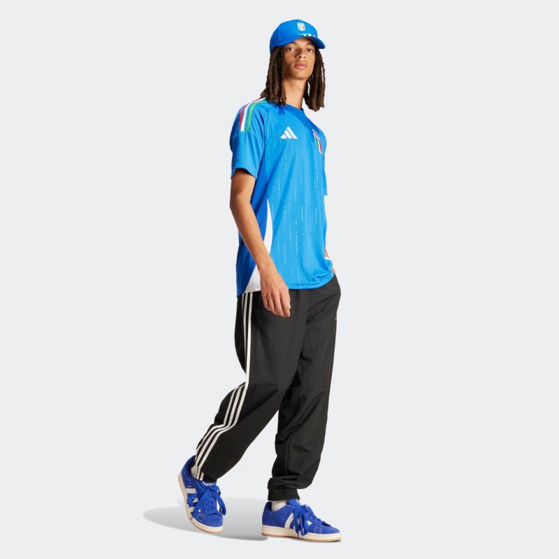 adidas Italy 24 Home men's t-shirt blue IN0657 In preparation Adidas