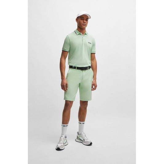 Boss Paddy Pro Open Green Men's Regular Fit Polo Shirt (50469102-388) Boss
