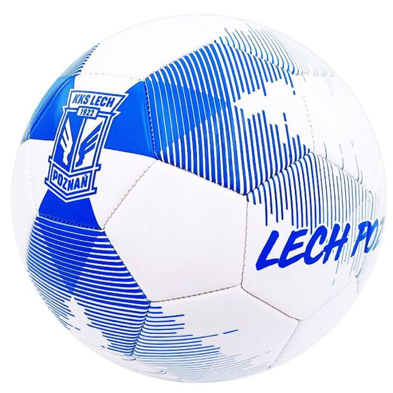Lech Poznań White and Blue Coat of Arms Ball In preparation Your Sports Performance
