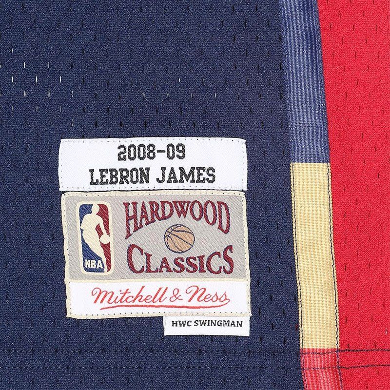 Mitchell &Ness Cleveland Cavaliers NBA Swingman Jersey Lebron James M SMJYGS18156-CCANAVY08LJA Clothing/Lifestyle/T-shirts/Mitchell & Ness Your Sports Performance