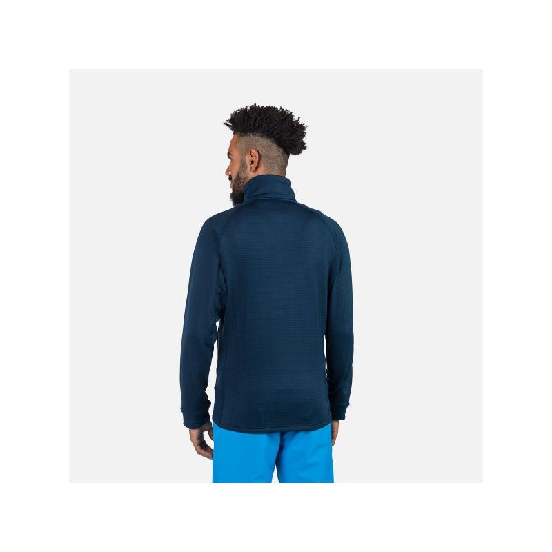 Rossignol Blackside Fleece Fz Navy Blue Sweatshirt Rossignol