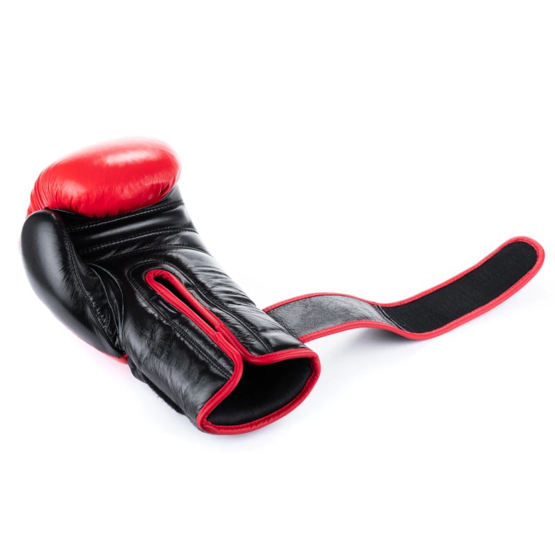 Warrior RED Genuine Leather Boxing Gloves rękawice treningowe Your Sports Performance