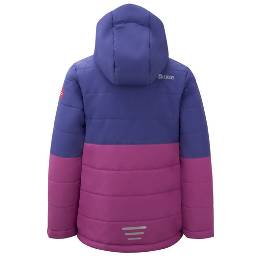 Trollkids Kids Hemsedal Snow Jacket XT insulated waterproof purple winter jacket (513-154) In preparation Your Sports Performance