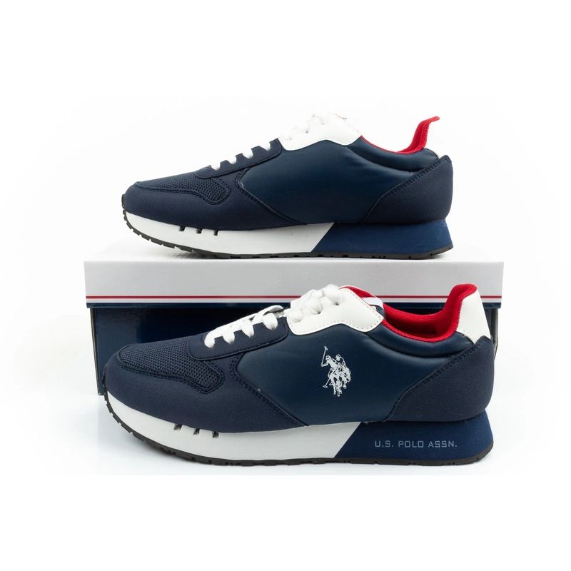 US Polo Assn sports shoes sneakers men's fashionable comfortable navy blue Your Sports Performance