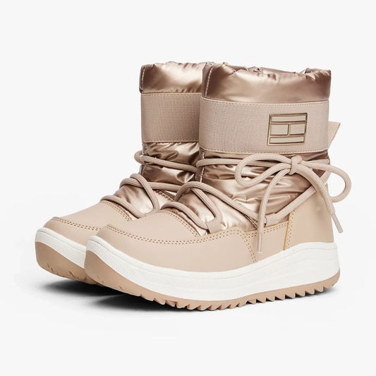 Tommy Hilfiger Women's Snow Boots T3A5-34052-1474591 Bronze Tommy Hilfiger