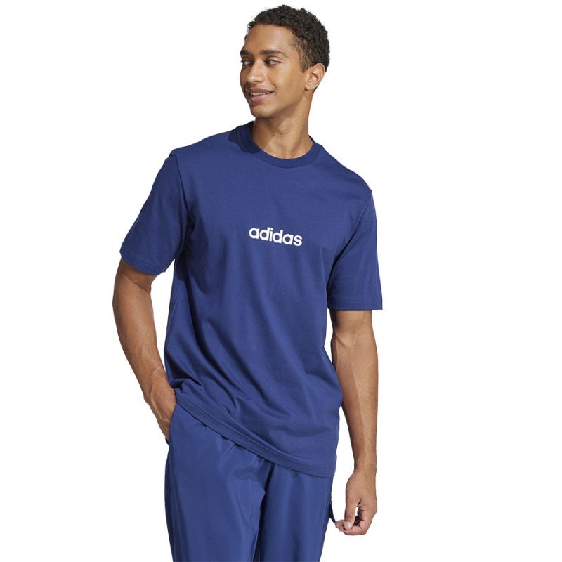 adidas Single Jersey Linear Tee M JE8999 Clothing/Lifestyle/T-shirts Adidas