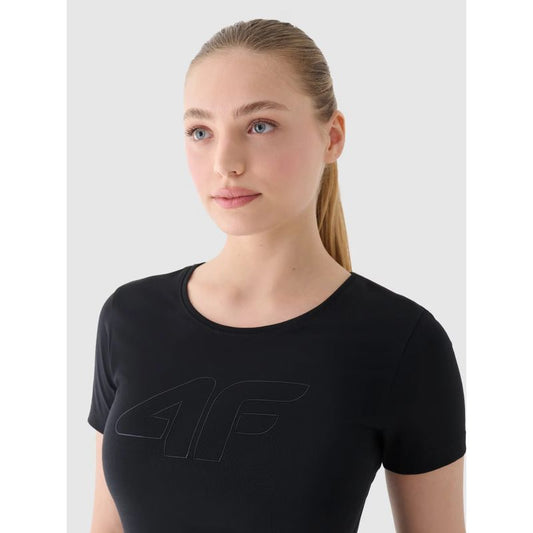 Slim T-shirt with print for women 4F 4FWMM00TTSHF1846-20S *Kategoria tymczasowa Your Sports Performance