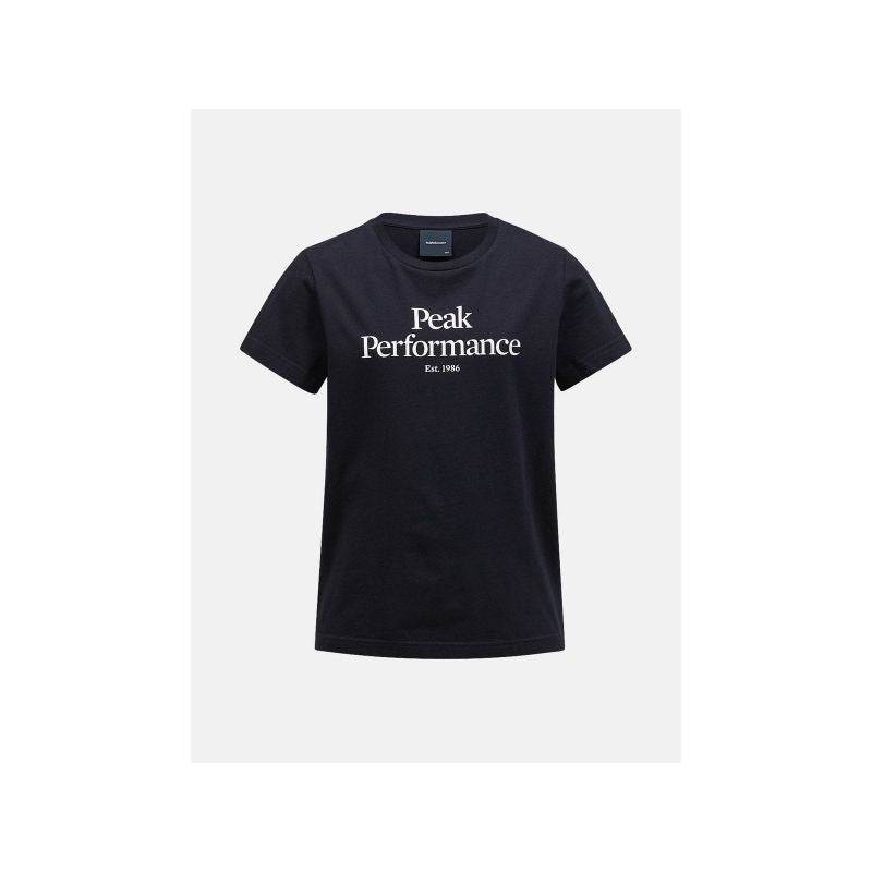 Peak Performance Jr Original Tee Black Import z PMSport Your Sports Performance