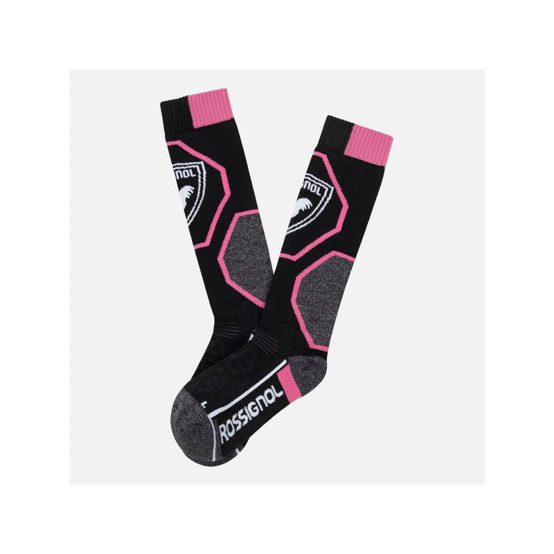 Rossignol Jr Speed Confort Socks Pink Import z PMSport Your Sports Performance