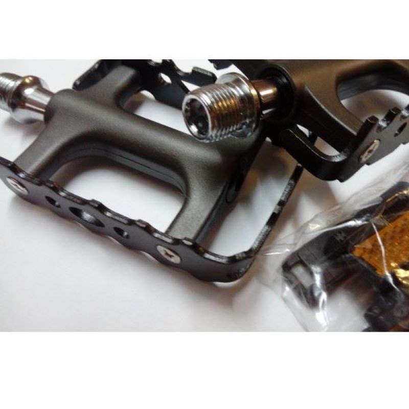 MTB pedals ZERAY aluminum black graphite In preparation Your Sports Performance