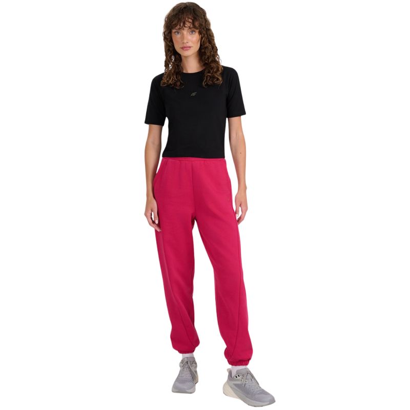 Women's T-shirt 4F F2971 deep black 4FWAW25TTSHF2971 20S In preparation Your Sports Performance