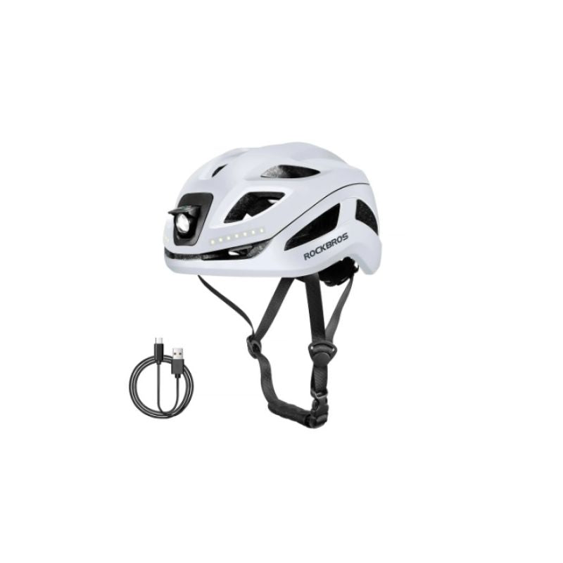 Rockbros bike helmet with USB light 10110035002 Rockbros/Odzież Rowerowa/Kaski Your Sports Performance