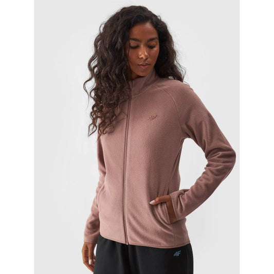 Regular women's fleece with stand-up collar 4F 4FWMM00TFLEF294-83S *Kategoria tymczasowa Your Sports Performance