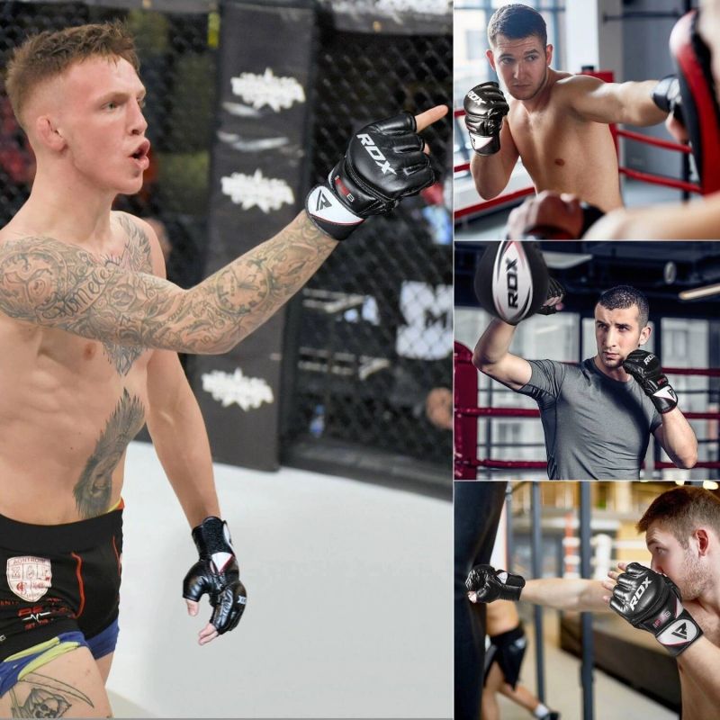 RDX F12B - MMA GLOVES BLACK S RDX - rękawice MMA Your Sports Performance