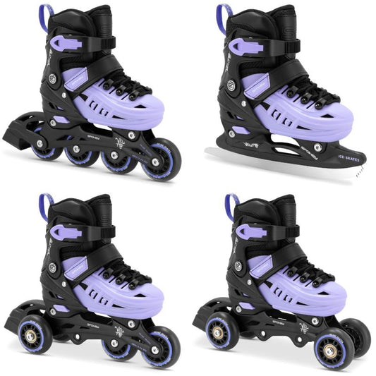 Spokey 4in1 4One Jr SPK-944650 inline skates size 34-38 Accessories/Skating/Rolki (pozostałe) Your Sports Performance